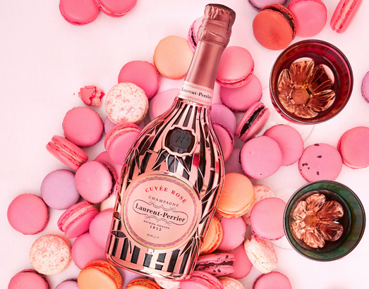 Laurent-Perrier Cuvee Rose in Bamboo Cage